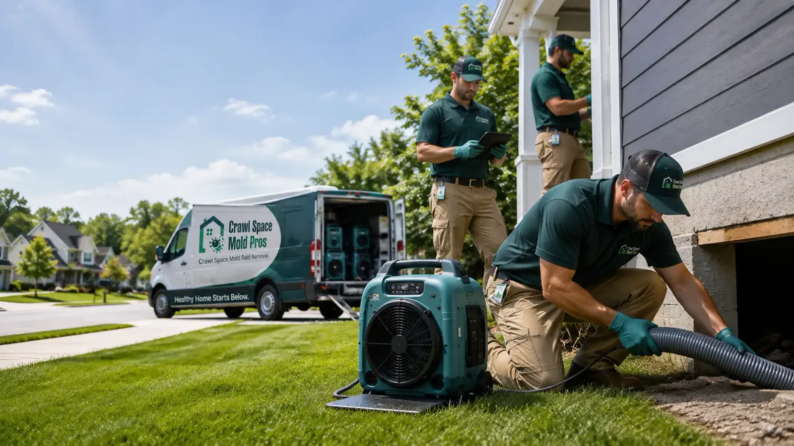 Crawl Space Mold Removal in Bryant, WI